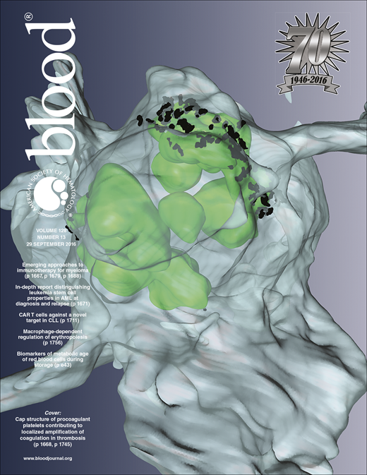 Blood Cover Image for Volume 128, Issue 13