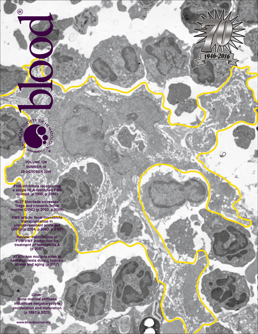 Blood Cover Image for Volume 128, Issue 16