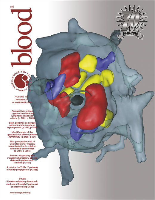Blood Cover Image for Volume 128, Issue 21
