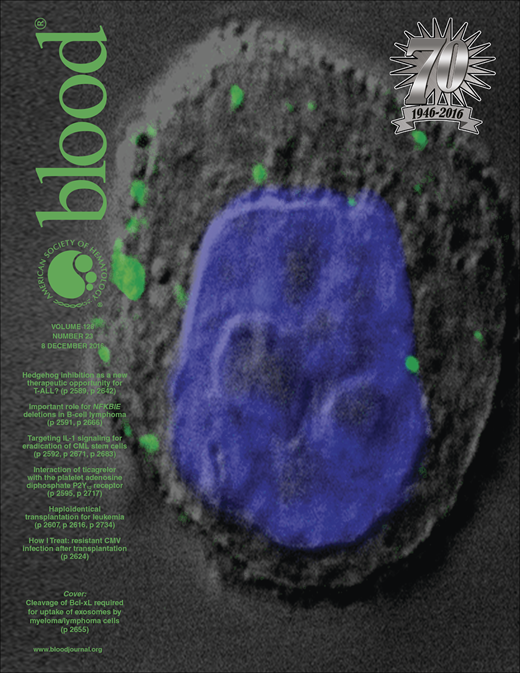 Blood Cover Image for Volume 128, Issue 23