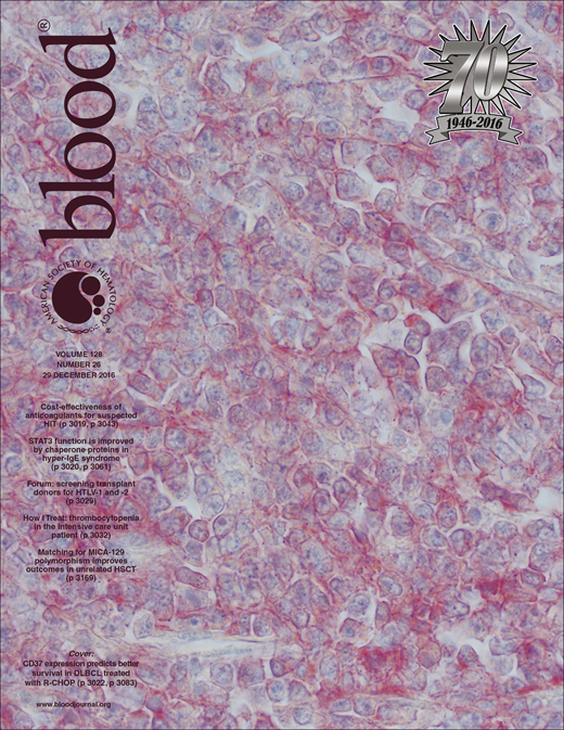 Blood Cover Image for Volume 128, Issue 26