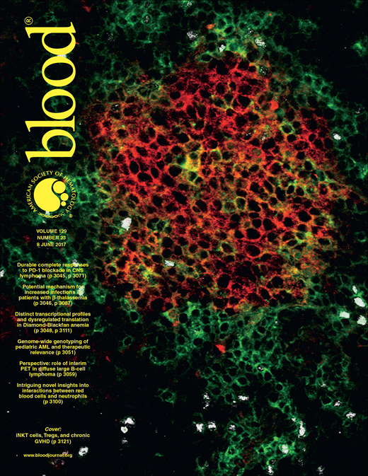 Blood Cover Image for Volume 129, Issue 23