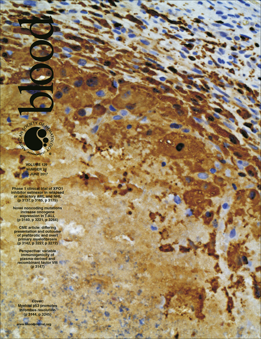 Blood Cover Image for Volume 129, Issue 24