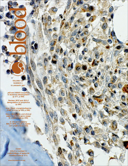 Blood Cover Image for Volume 129, Issue 3