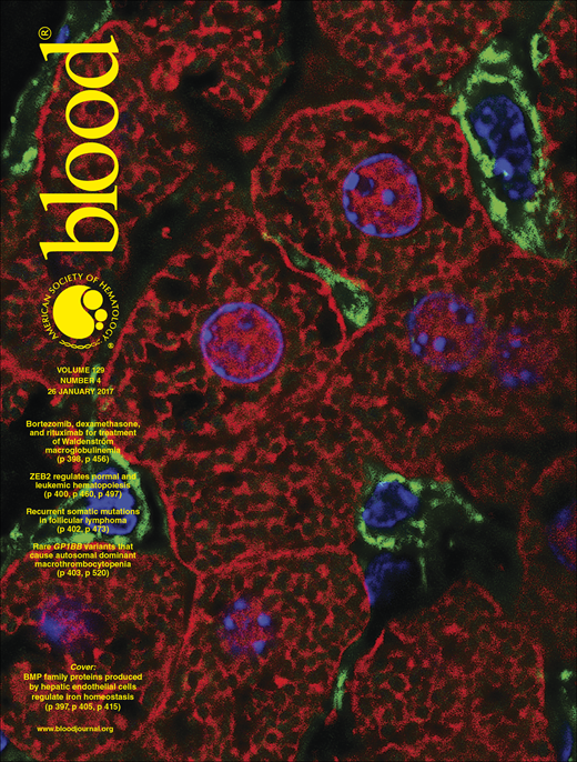 Blood Cover Image for Volume 129, Issue 4