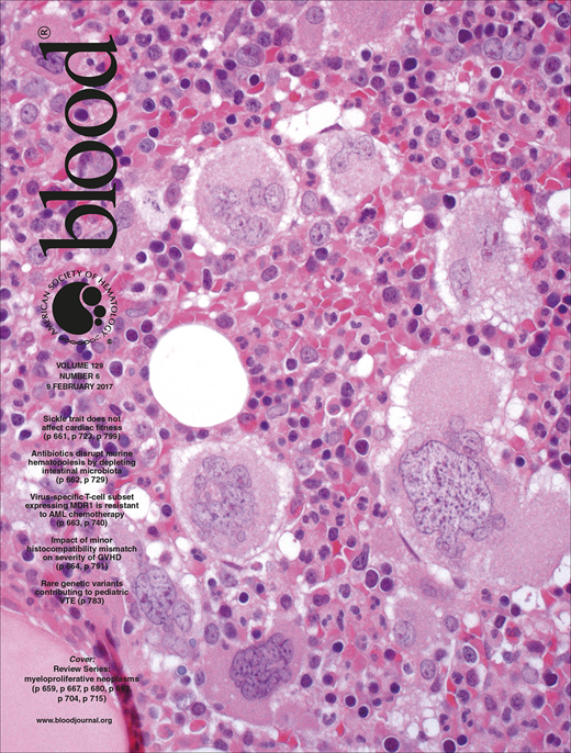 Blood Cover Image for Volume 129, Issue 6