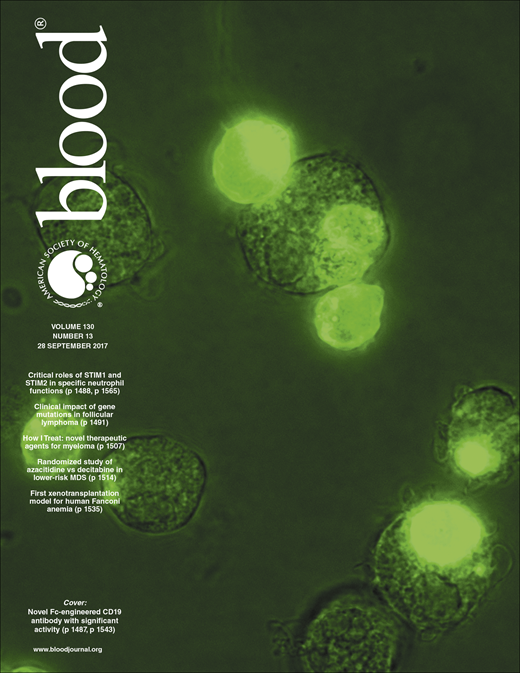Blood Cover Image for Volume 130, Issue 13