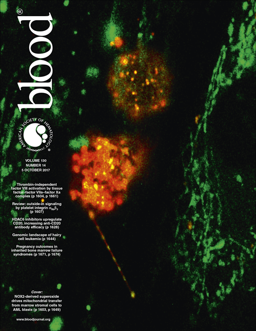 Blood Cover Image for Volume 130, Issue 14