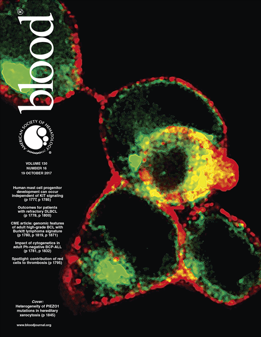 Blood Cover Image for Volume 130, Issue 16