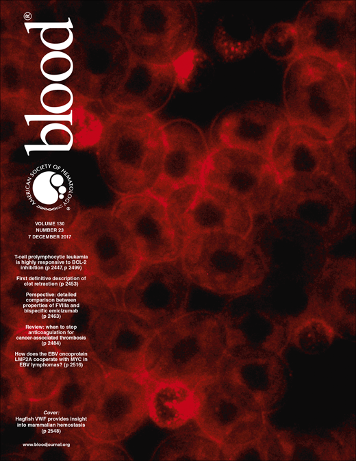 Blood Cover Image for Volume 130, Issue 23