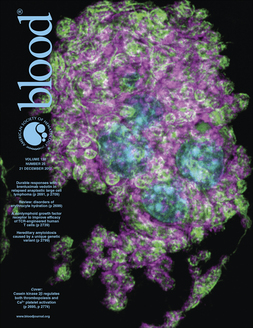 Blood Cover Image for Volume 130, Issue 25