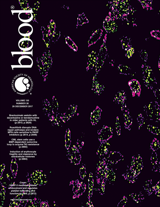 Blood Cover Image for Volume 130, Issue 26