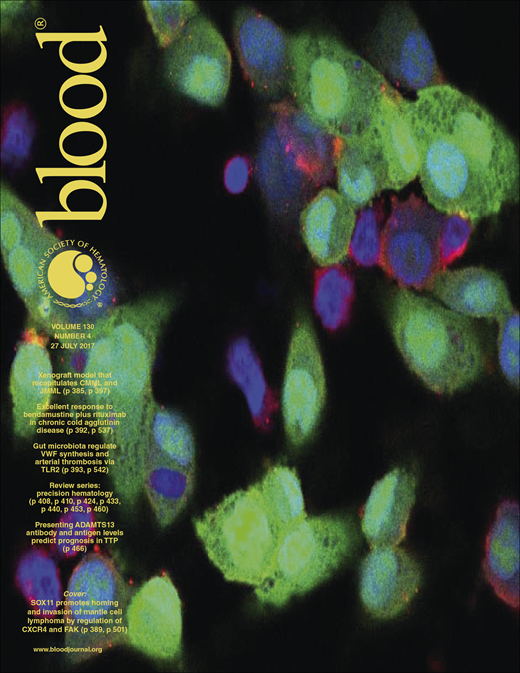 Blood Cover Image for Volume 130, Issue 4