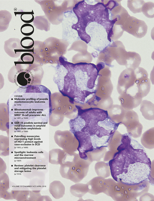 Blood Cover Image for Volume 131, Issue 14