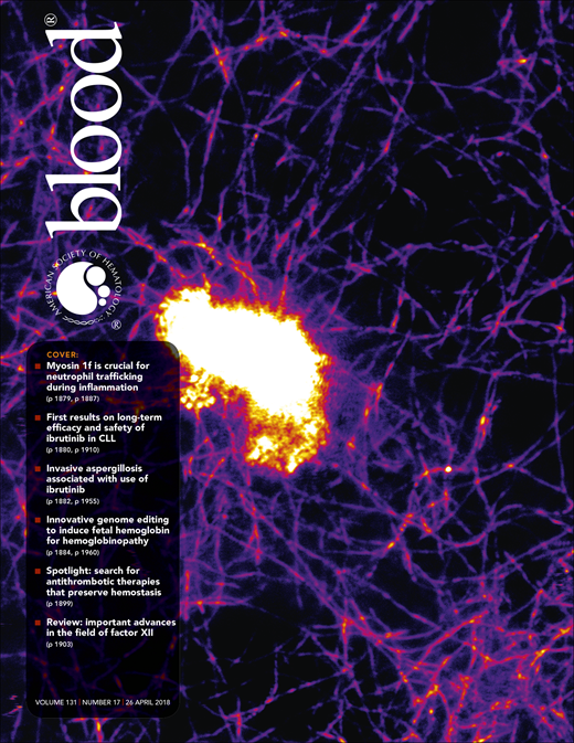 Blood Cover Image for Volume 131, Issue 17