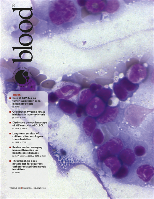 Blood Cover Image for Volume 131, Issue 24