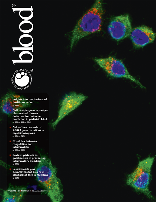 Blood Cover Image for Volume 131, Issue 3