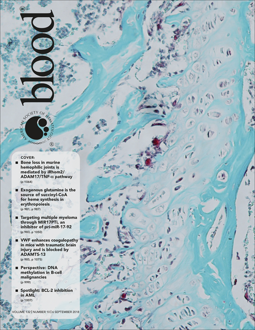 Blood Cover Image for Volume 132, Issue 10