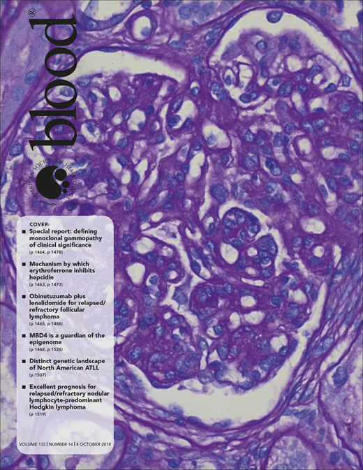 Blood Cover Image for Volume 132, Issue 14