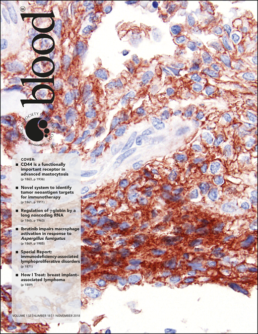 Blood Cover Image for Volume 132, Issue 18