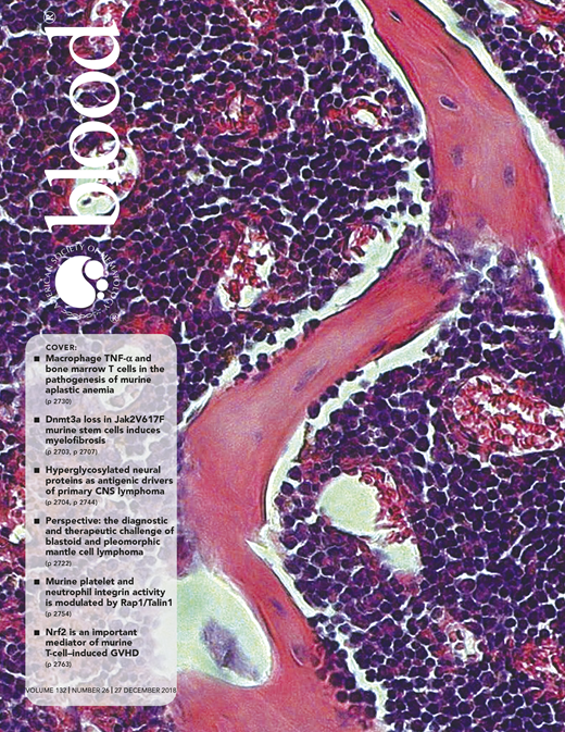 Blood Cover Image for Volume 132, Issue 26