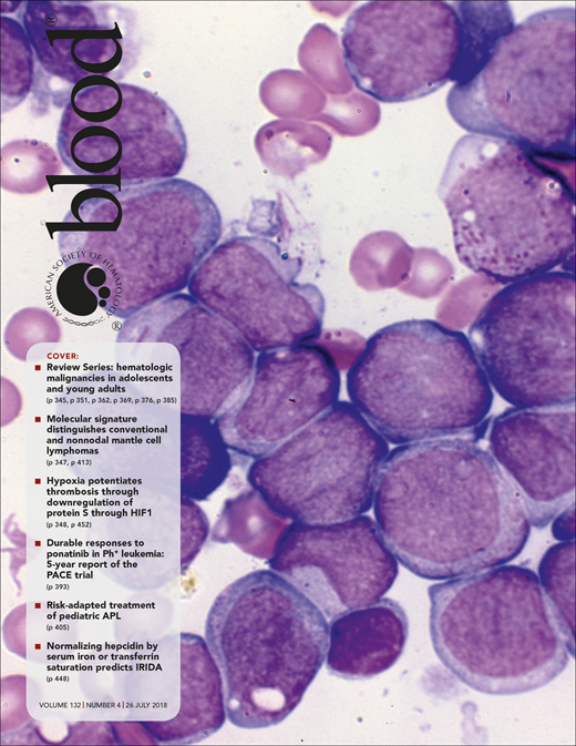 Blood Cover Image for Volume 132, Issue 4