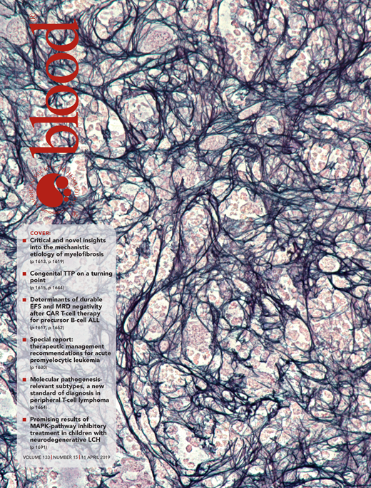 Blood Cover Image for Volume 133, Issue 15