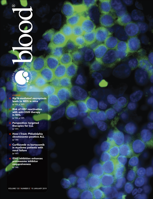 Blood Cover Image for Volume 133, Issue 2