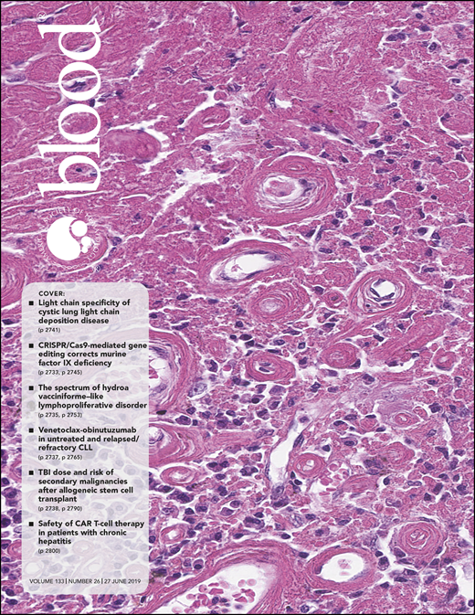 Blood Cover Image for Volume 133, Issue 26