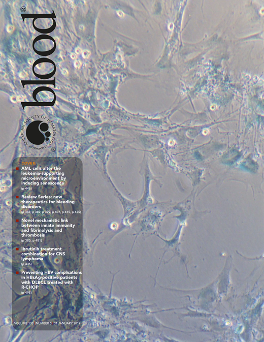 Blood Cover Image for Volume 133, Issue 5