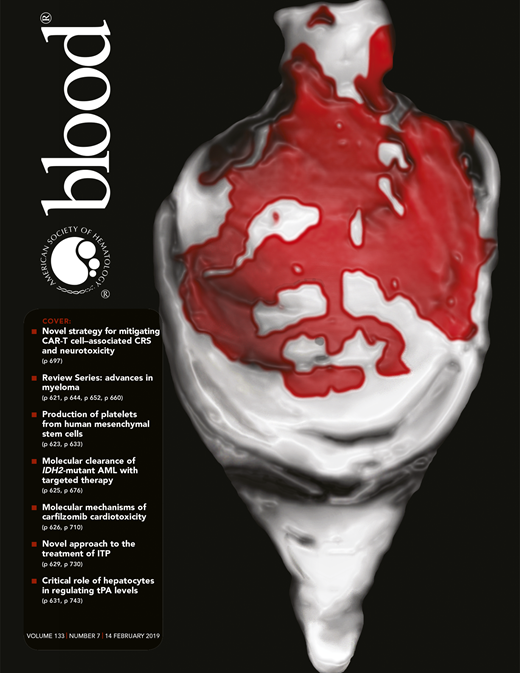 Blood Cover Image for Volume 133, Issue 7