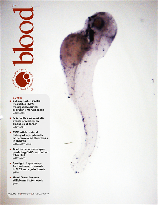 Blood Cover Image for Volume 133, Issue 8