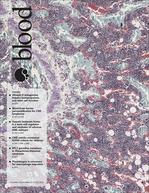 Blood Cover Image for Volume 134, Issue 3