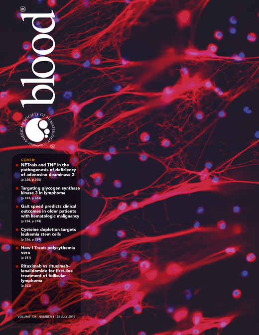 Blood Cover Image for Volume 134, Issue 4