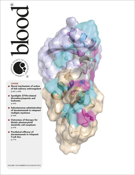 Blood Cover Image for Volume 134, Issue 8