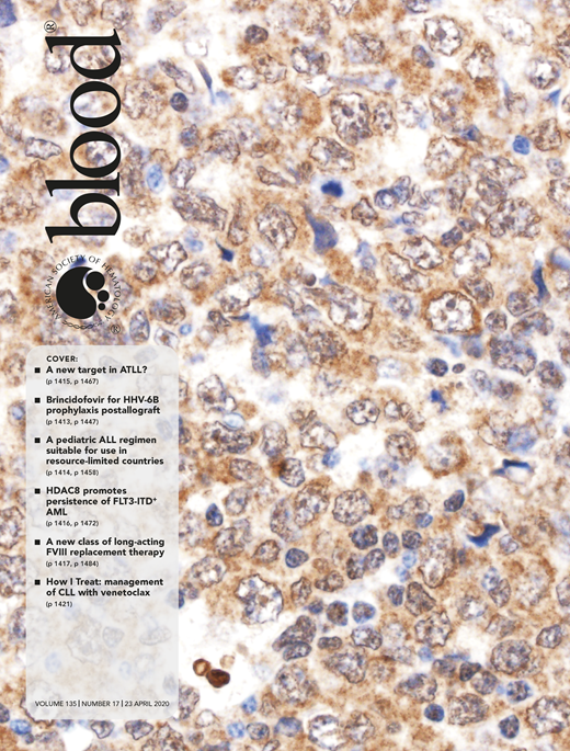 Blood Cover Image for Volume 135, Issue 17