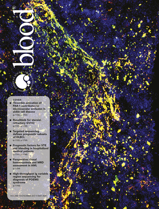 Blood Cover Image for Volume 135, Issue 20