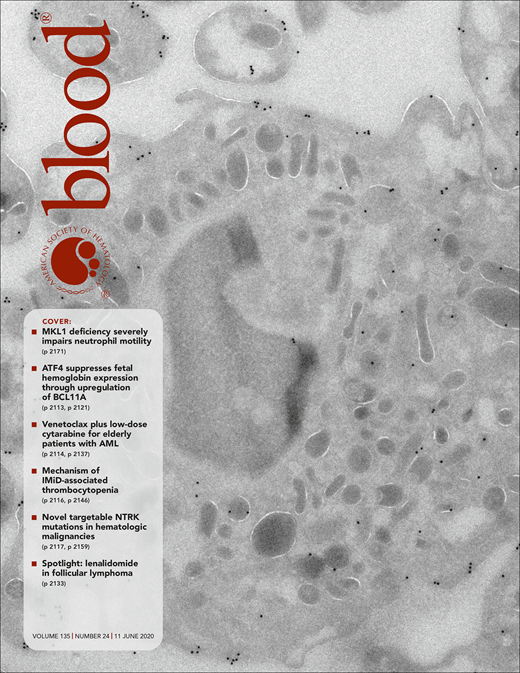 Blood Cover Image for Volume 135, Issue 24