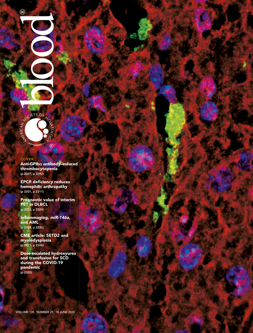 Blood Cover Image for Volume 135, Issue 25