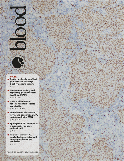 Blood Cover Image for Volume 135, Issue 4