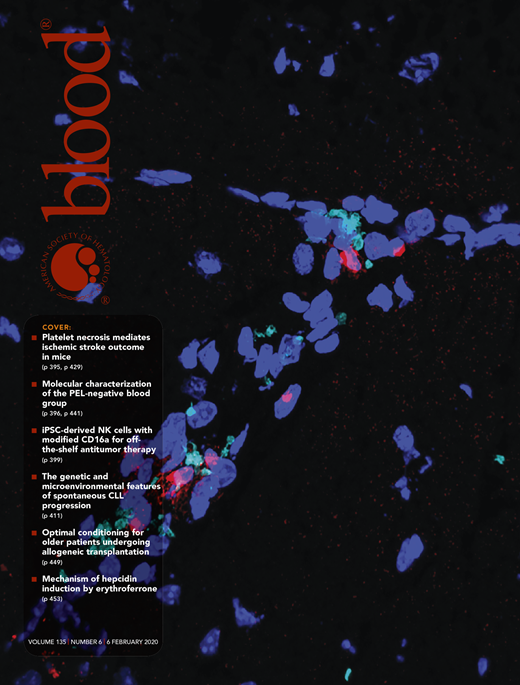 Blood Cover Image for Volume 135, Issue 6