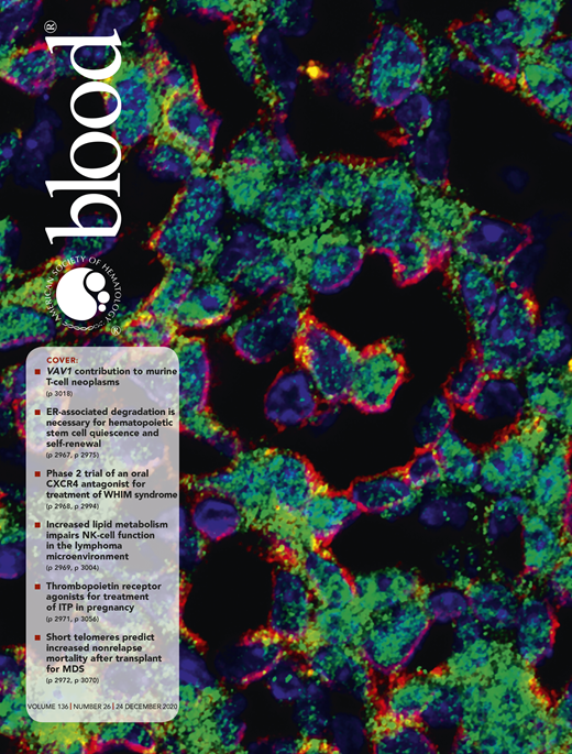 Blood Cover Image for Volume 136, Issue 26