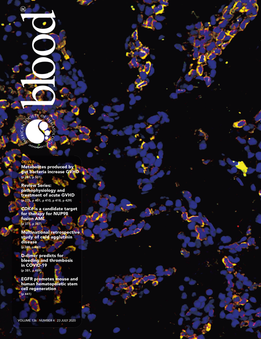 Blood Cover Image for Volume 136, Issue 4