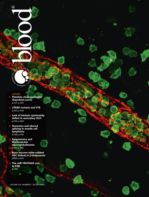 Blood Cover Image for Volume 136, Issue 5