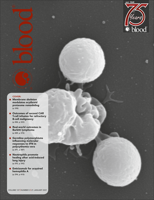 Blood Cover Image for Volume 137, Issue 3