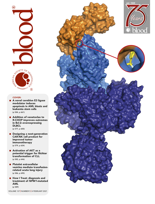 Blood Cover Image for Volume 137, Issue 5