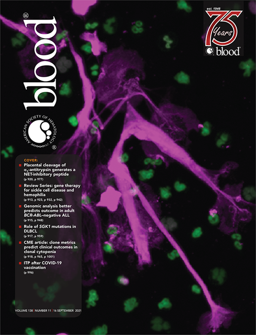 Blood Cover Image for Volume 138, Issue 11