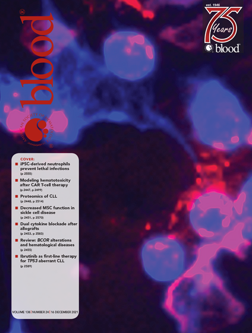 Blood Cover Image for Volume 138, Issue 24