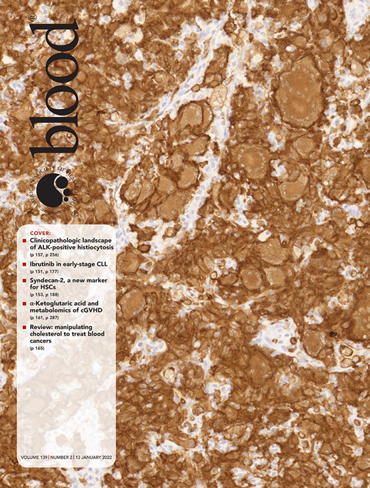 Blood Cover Image for Volume 139, Issue 2