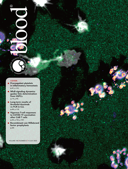 Blood Cover Image for Volume 140, Issue 2